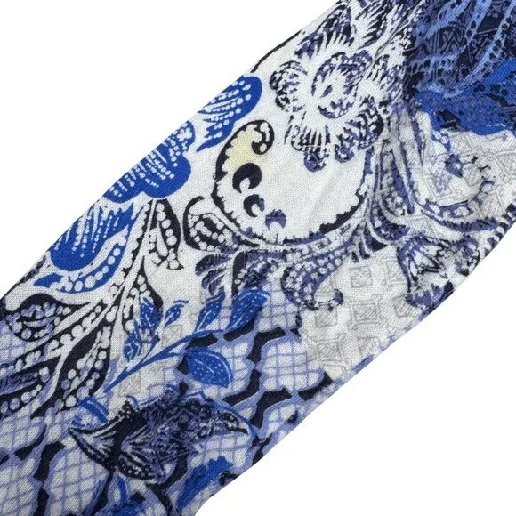 Chico's Women's Floral Paisley V-Neck Button Front Cardigan Sweater, Sz 3 /US XL - Picture 3 of 10